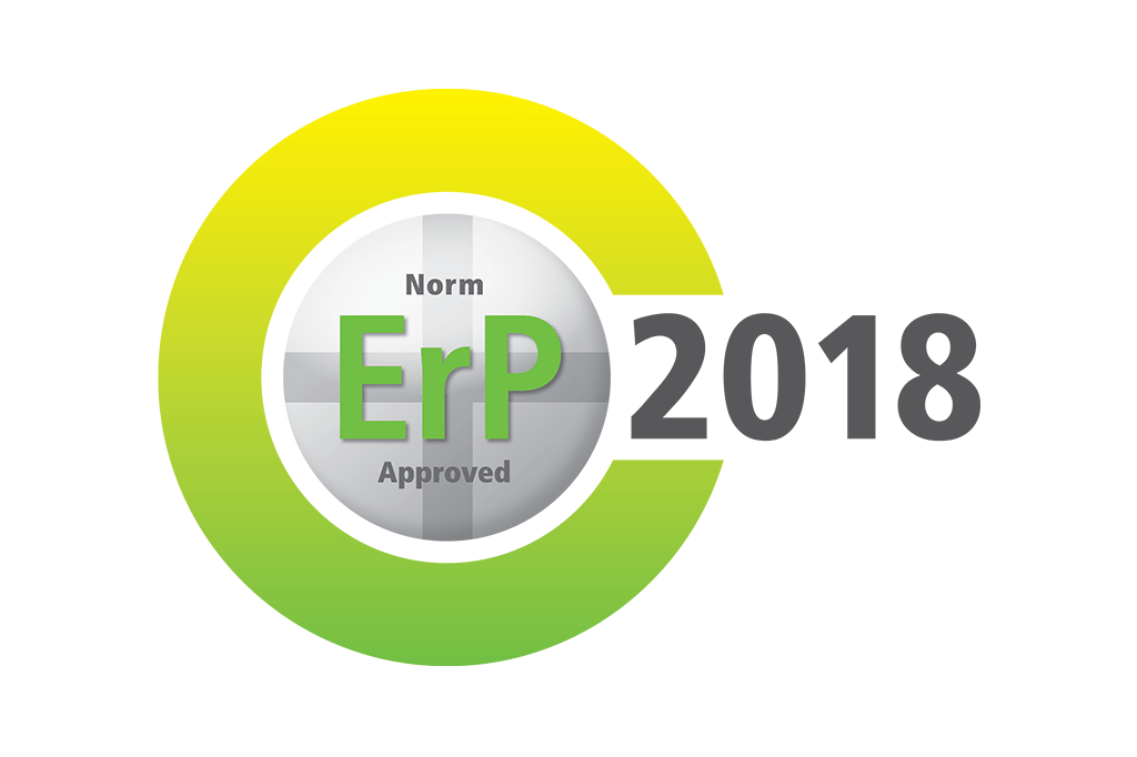 Logo der ErP-Richtlinie 2018.