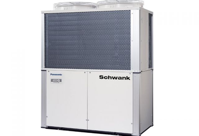 Produktbild der Gaswärmepumpe ECO-G GE3 der Firma Schwank.