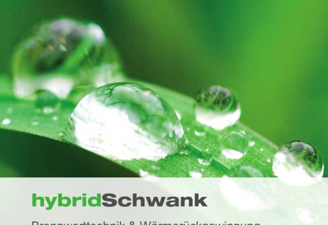 Titelbild der Broschüre von hybridSchwank Brennwerttechnik.