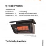 Titelbild der technische Anleitung einer terrasSchwank+.