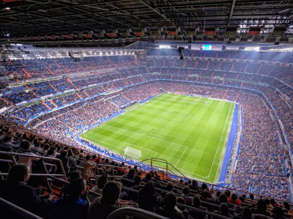 Die Schwank Stadionheizung im Stadion von Real Madrid.